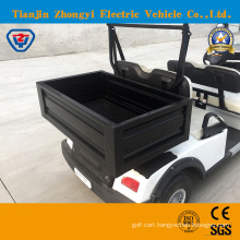 Zhongyi Brand 4 Seats off Road Electric Golf Car with Cargo Box